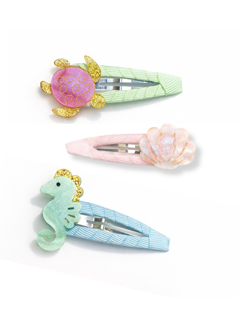 Lilies and Roses Ocean Friends and Turtle Snap Clips