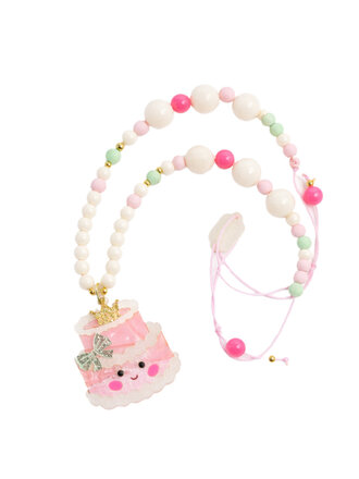 Lilies and Roses Party Cake Necklace