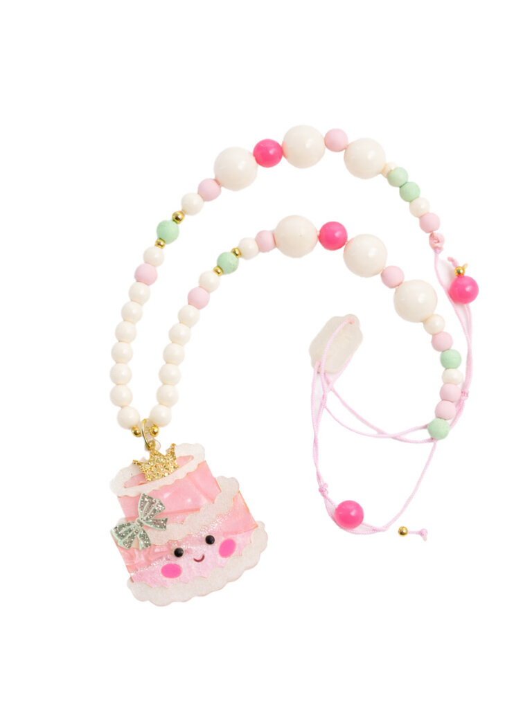 Lilies and Roses Party Cake Necklace