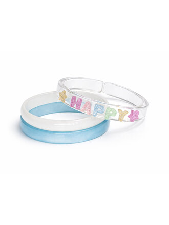 Lilies and Roses Happy Stars Bangle Set