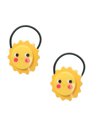 Lilies and Roses Smiley Sun Ponytails