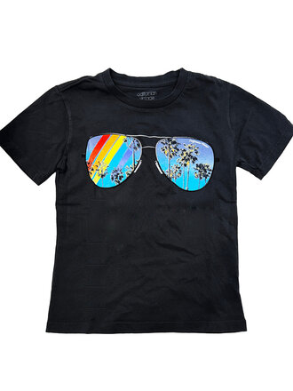 Californian Vintage Charcoal Sunglasses T-Shirt