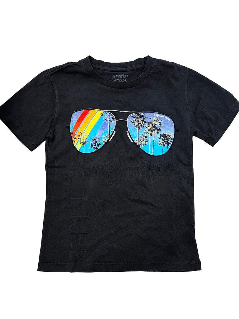 Californian Vintage Charcoal Sunglasses T-Shirt