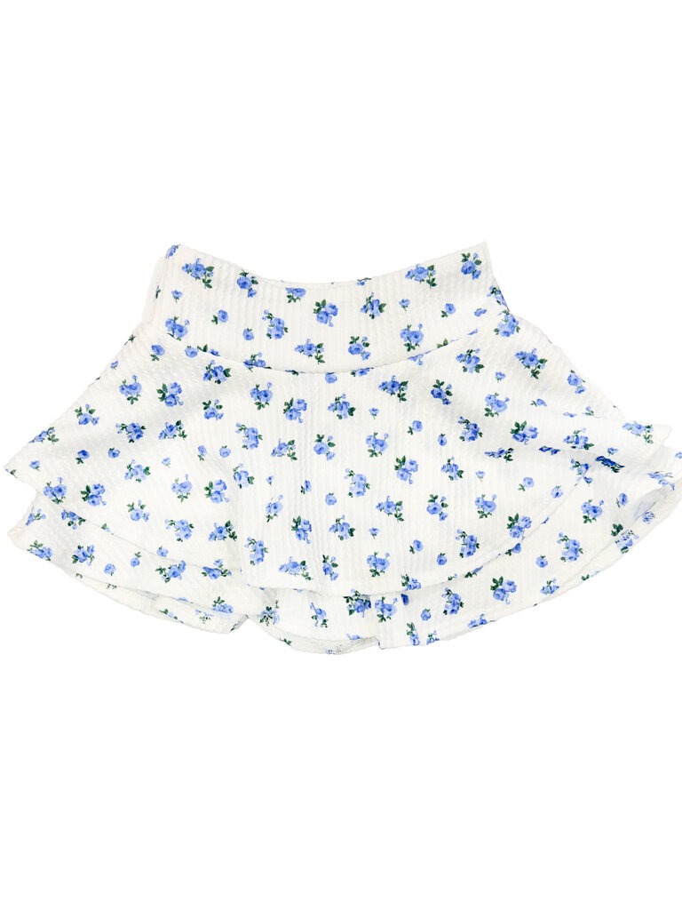 sofi Blue Floral Skort