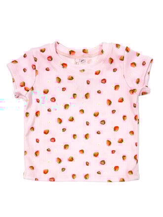 Pink Strawberry SS Tee