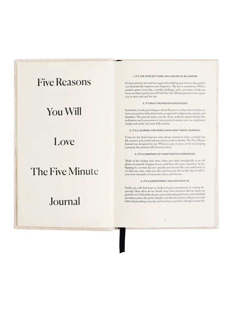 The Five Minute Journal