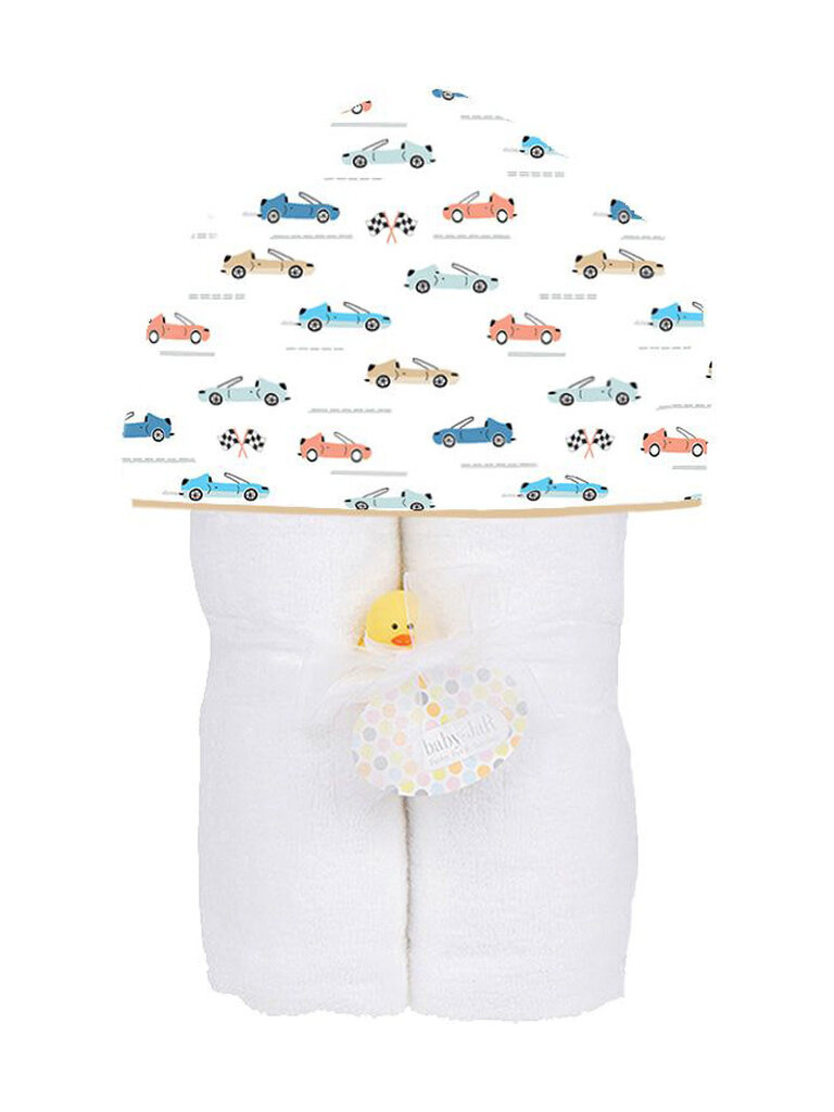 Baby Jar Deluxe Hooded Towel - Speedster