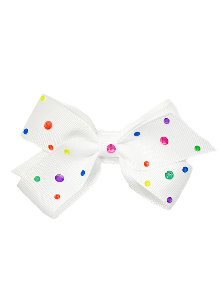Bari Lynn Crystallized Grosgrain Bow