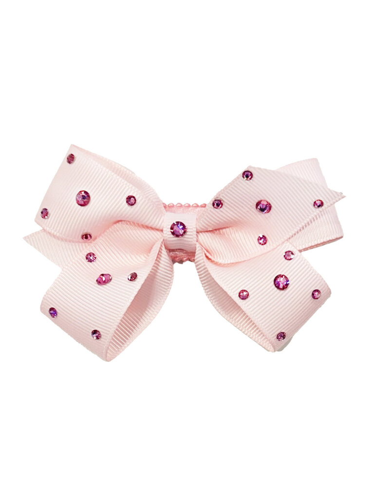 Bari Lynn Crystallized Grosgrain Bow