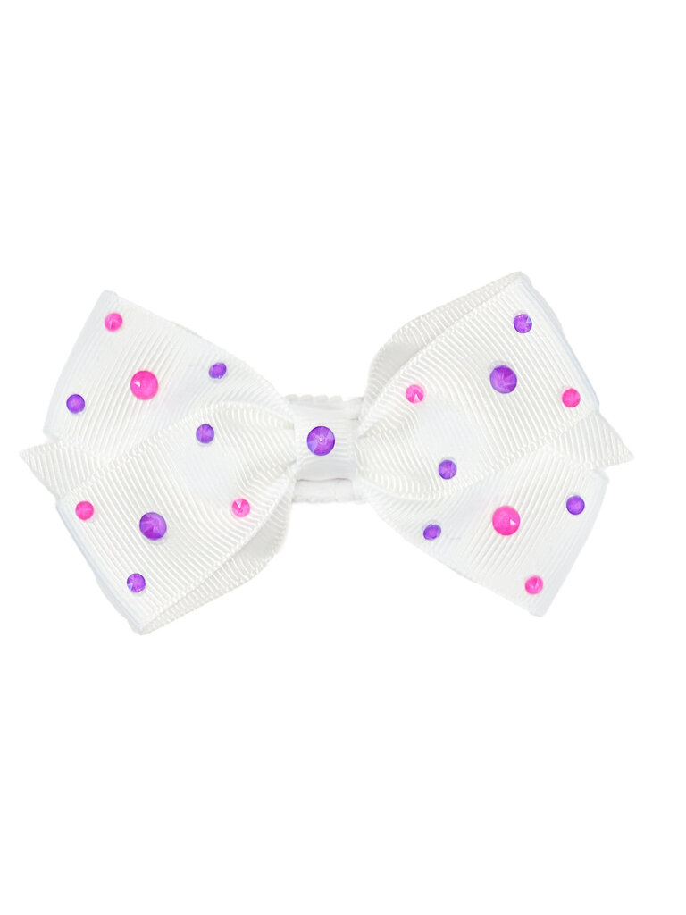 Bari Lynn Crystallized Grosgrain Bow