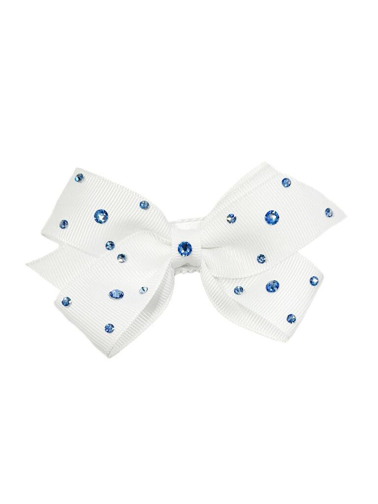 Bari Lynn Crystallized Grosgrain Bow