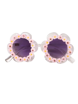 Bari Lynn Crystallized Pink Daisy Sunnies