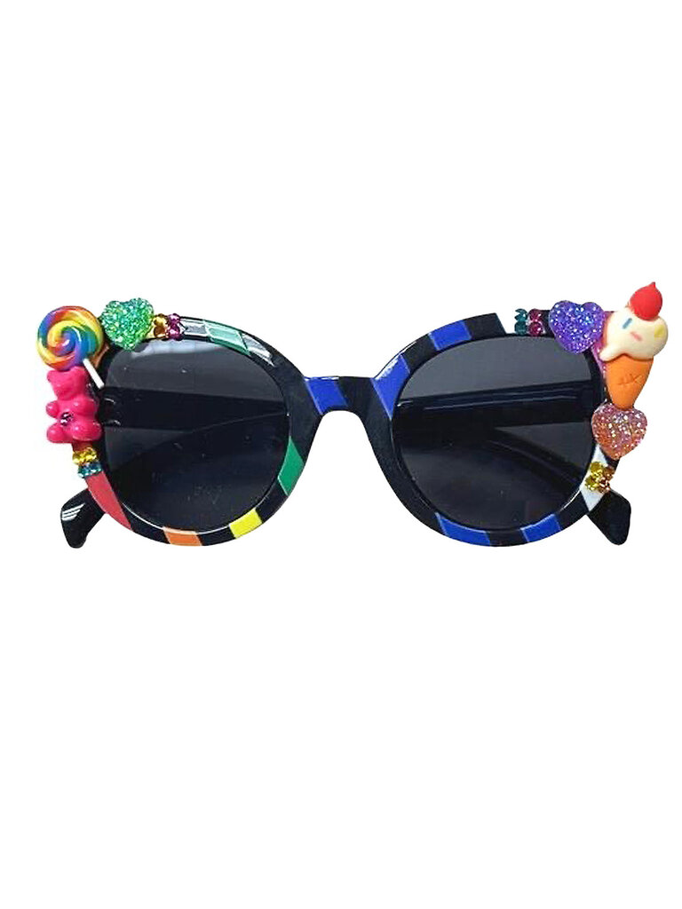 Bari Lynn Crystallized Rainbow Charm Sunnies