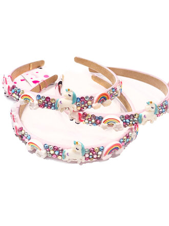 Bari Lynn Crystallized Unicorn Charm Headband