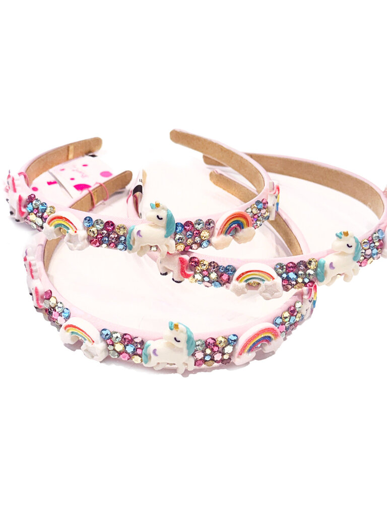 Bari Lynn Crystallized Unicorn Charm Headband