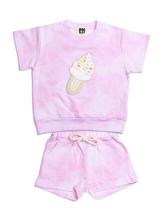 Petite Hailey Pink Violet Ice Cream Set
