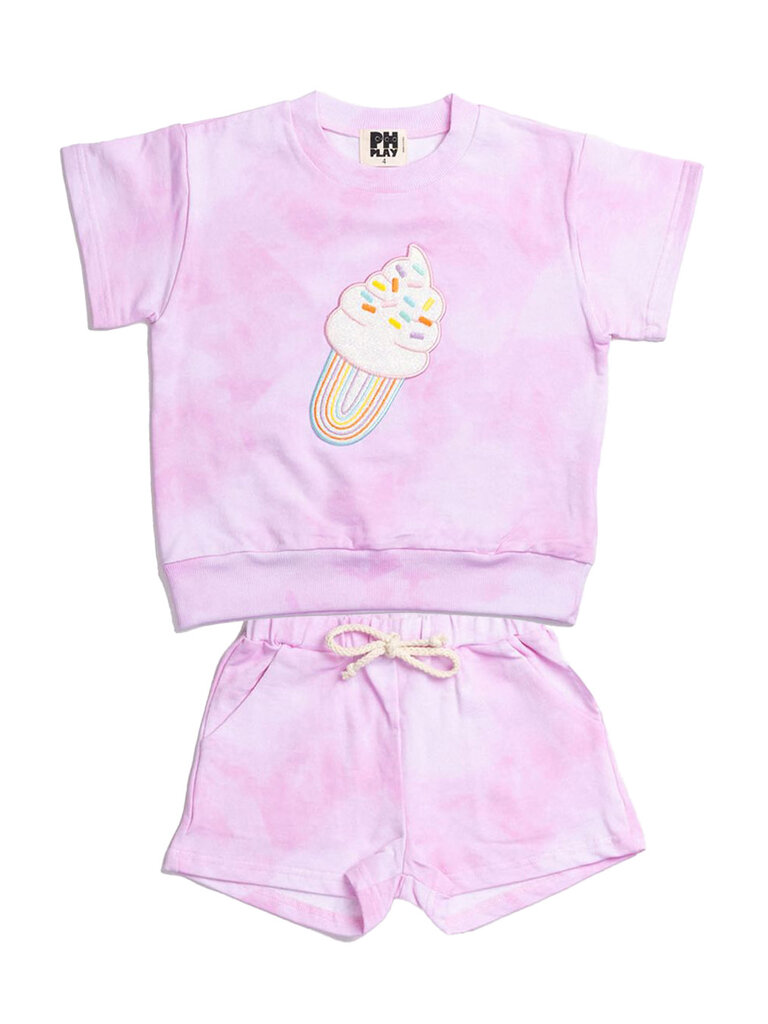 Petite Hailey Pink Violet Ice Cream Set