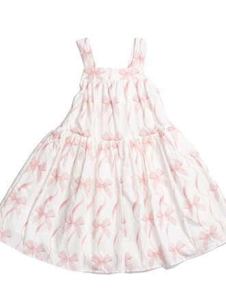 Petite Hailey Liah Bow Print Dress