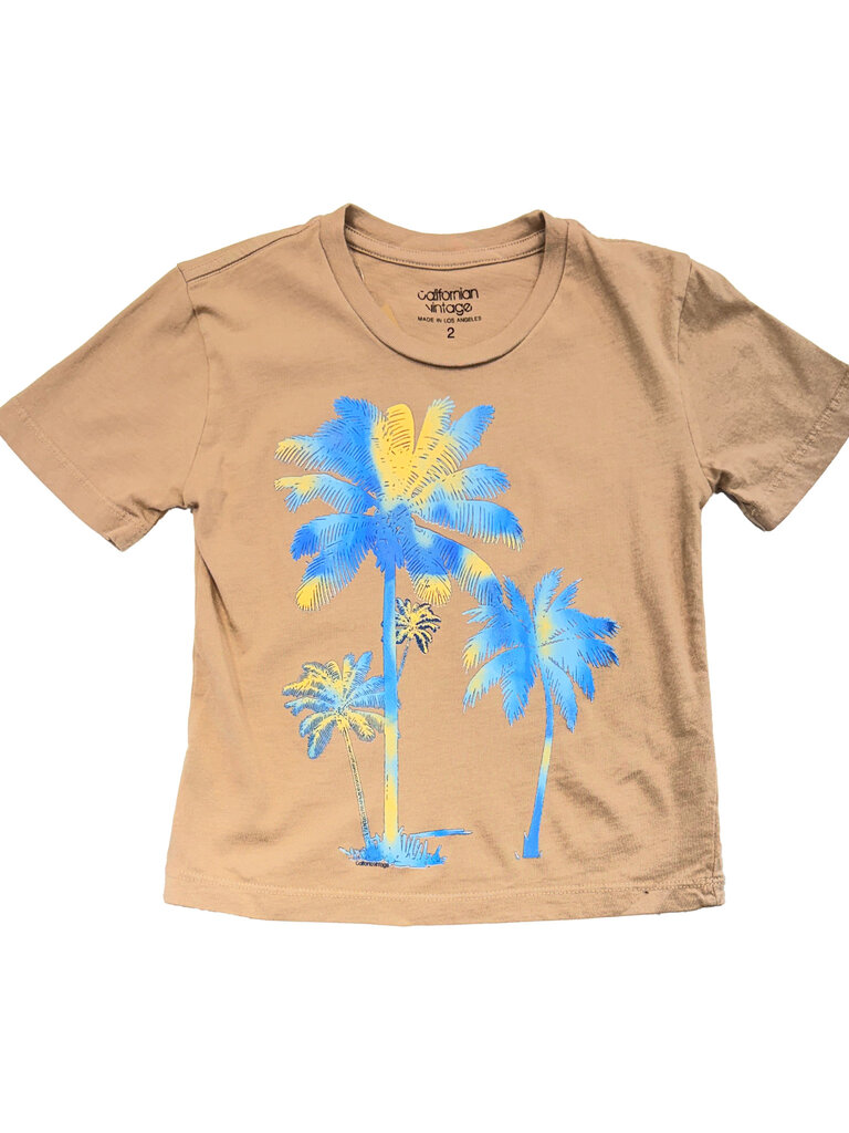 Californian Vintage SUNSET Caramel T-Shirt