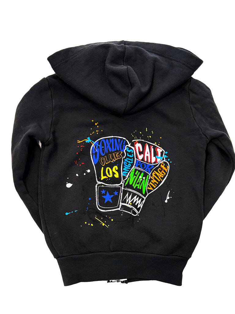 Californian Vintage BOXING GLOVES Zip Up Hoodie