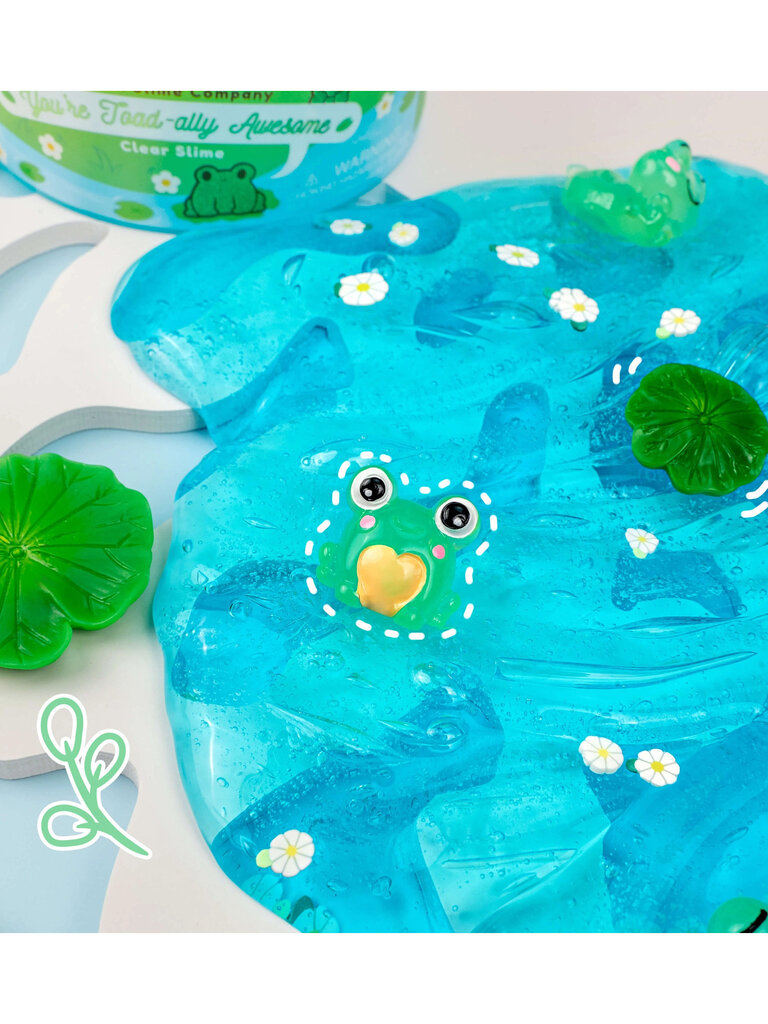 Kawaii Slime You're Toad-ally Awesome Clear Slime
