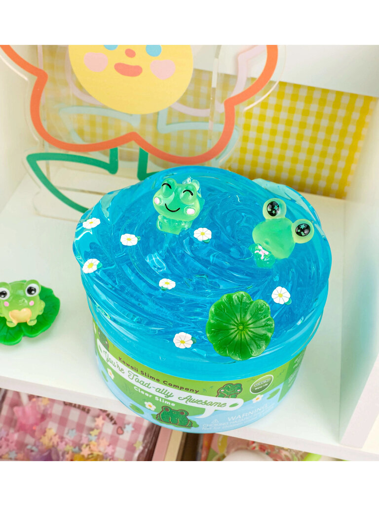 Kawaii Slime You're Toad-ally Awesome Clear Slime