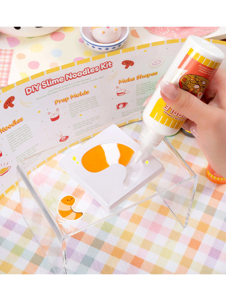 Kawaii Slime Instant Ramen Noodles Slime Science Kit