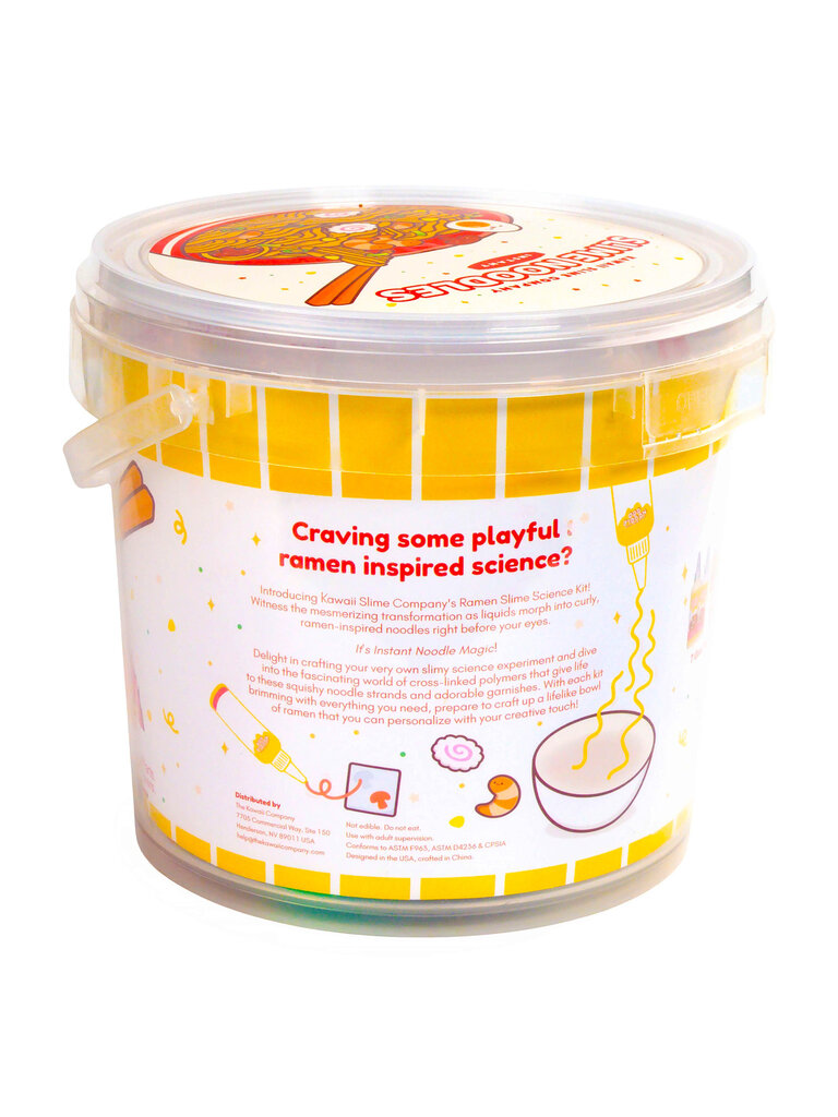 Kawaii Slime Instant Ramen Noodles Slime Science Kit