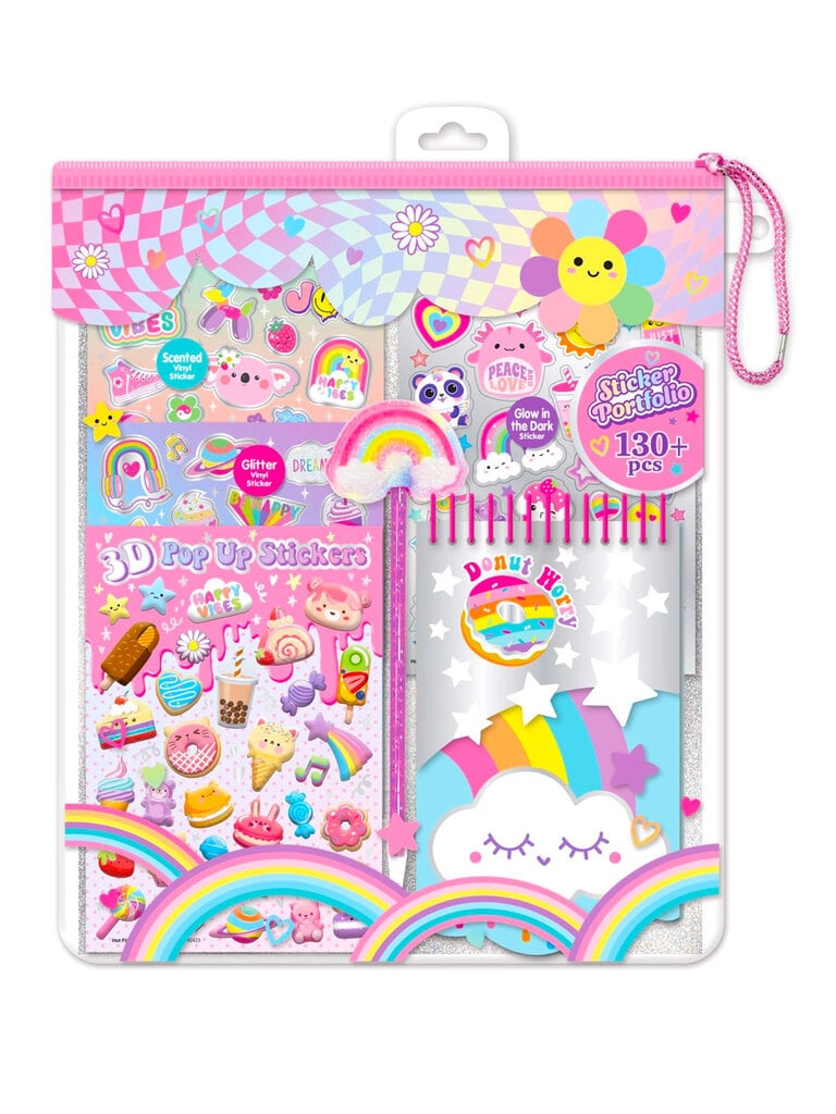 Hot Focus Rainbow Sticker Portfolio