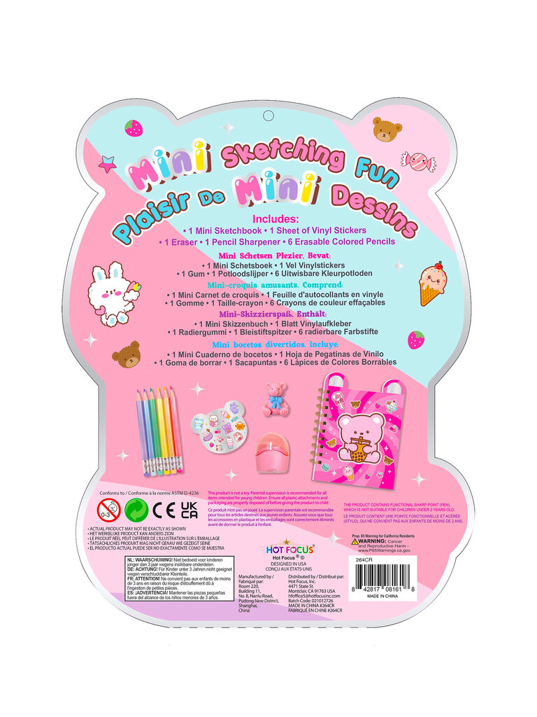 Hot Focus Critters Mini Sketchbook Fun