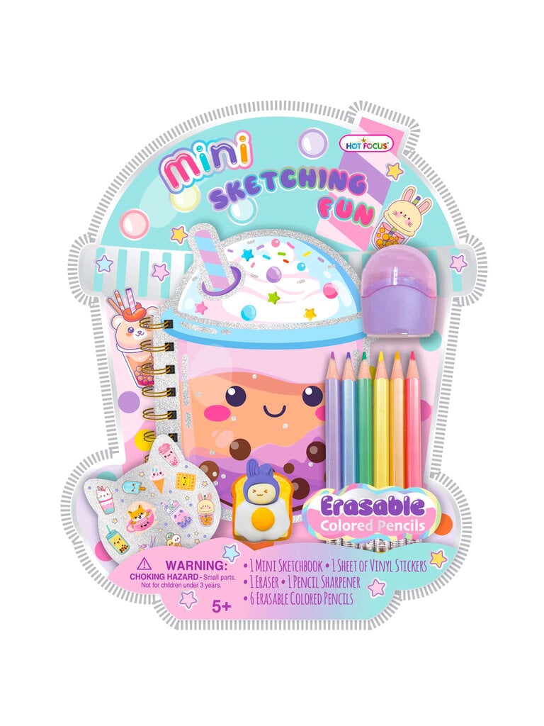 Hot Focus Boba Mini Sketchbook Fun