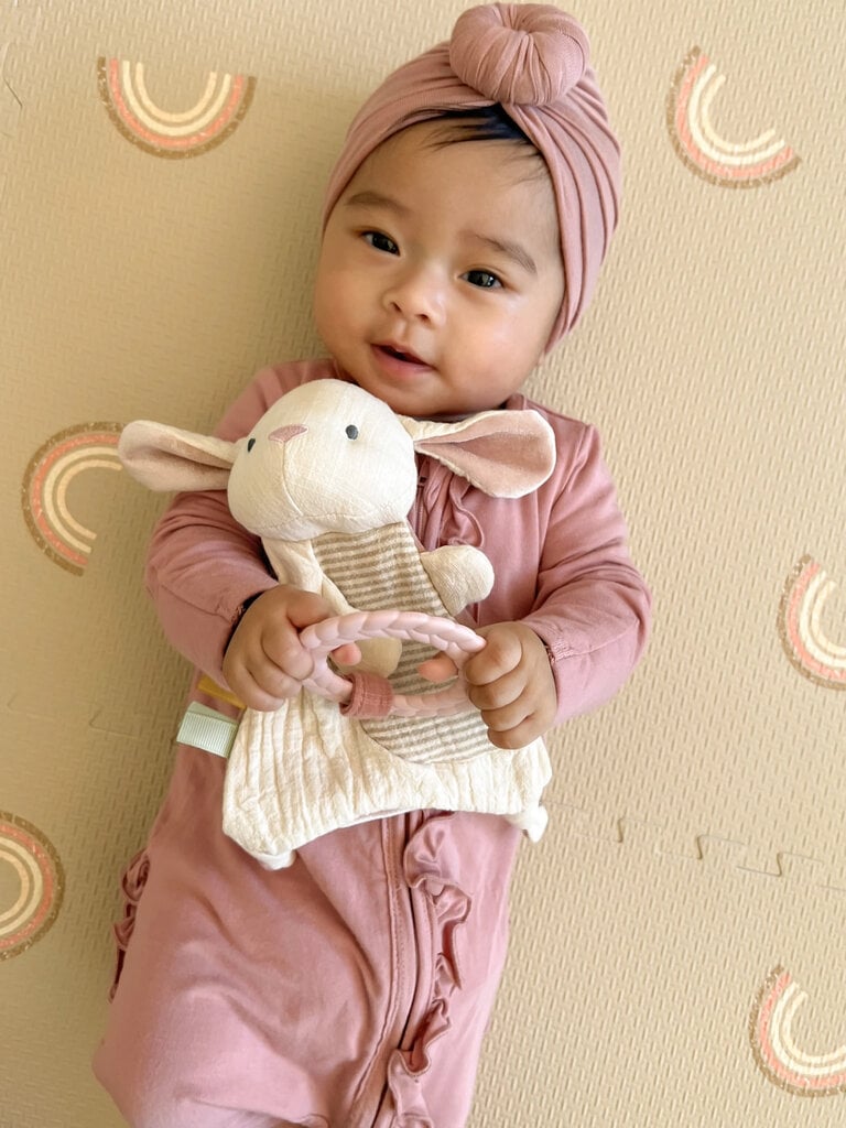 itzy ritzy Bunny Sensory Toy with Teether