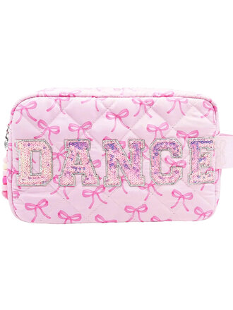 Dance Bow Quilted Pouch