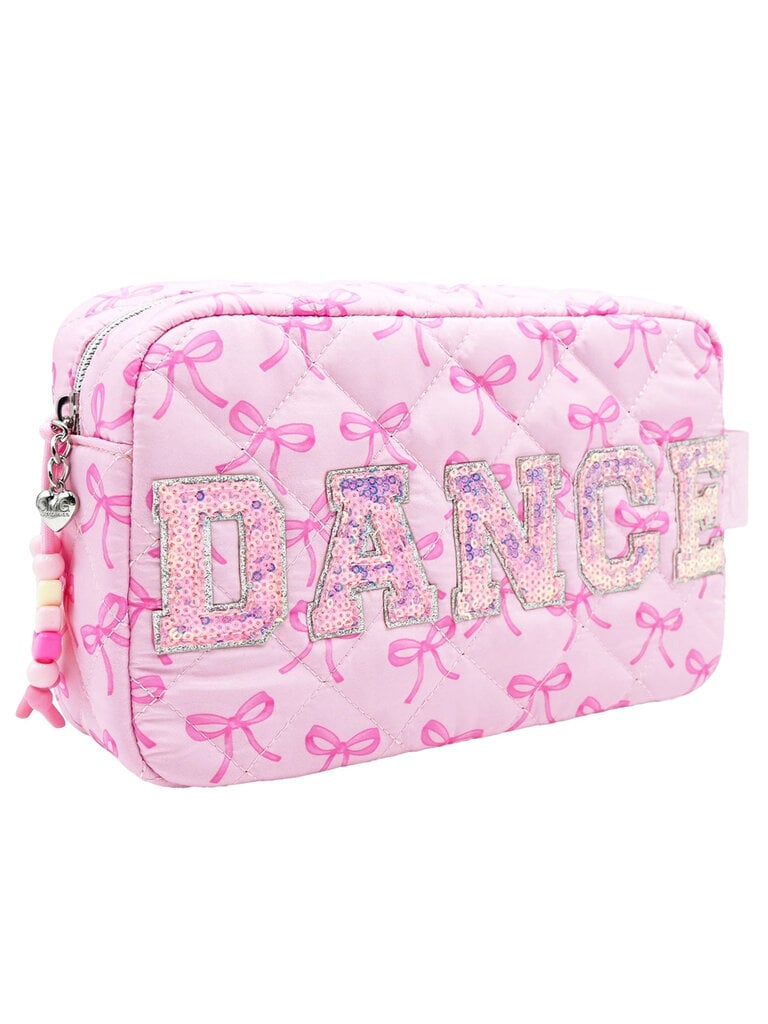 Dance Bow Quilted Pouch