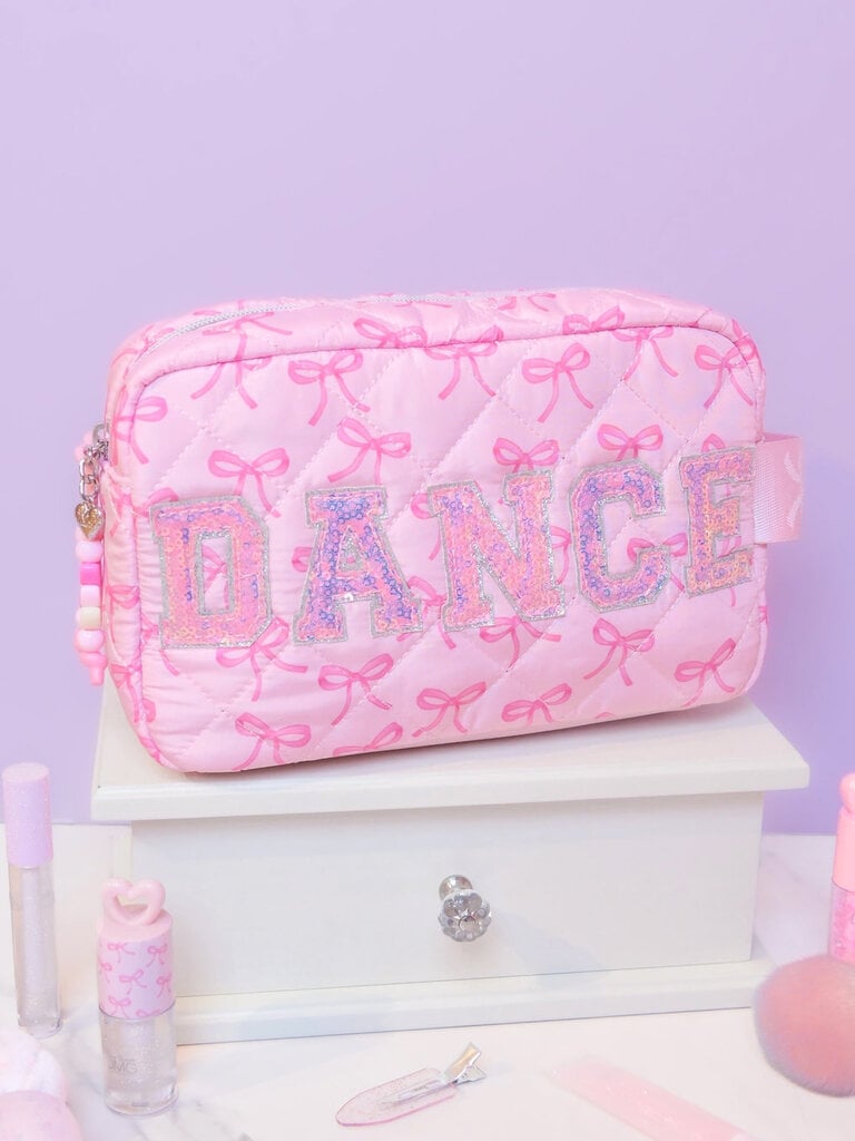 Dance Bow Quilted Pouch