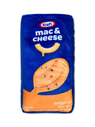 Iscream Kraft Mac and Cheese Packaging Plush