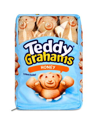 Iscream Teddy Grahams Honey Packaging Plush