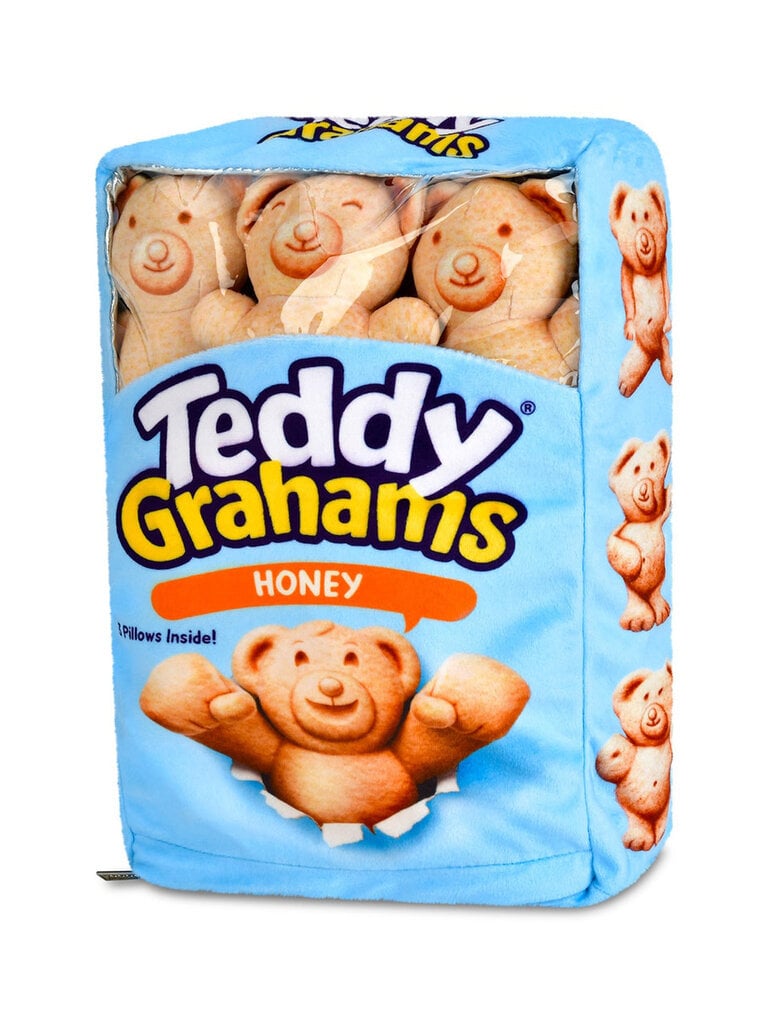 Iscream Teddy Grahams Honey Packaging Plush