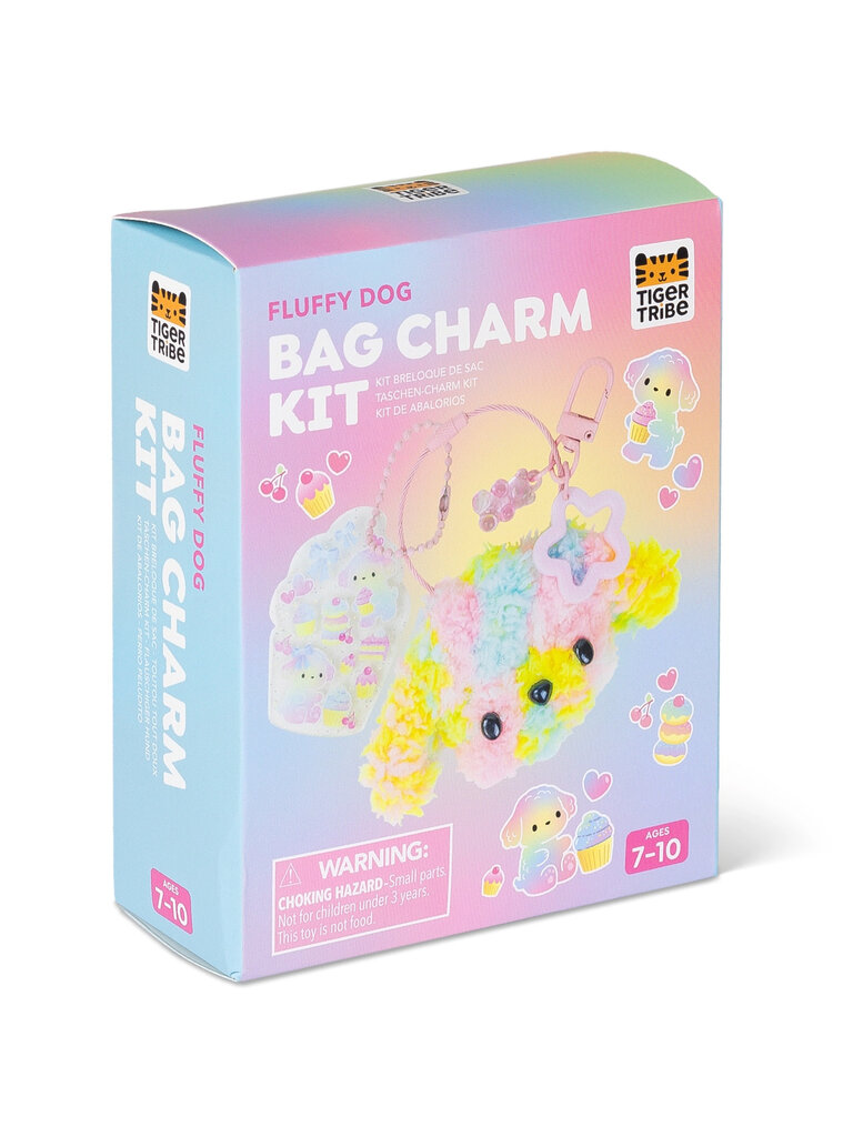 Tiger Tribe Bag Charm Kit - Fluffy Dog