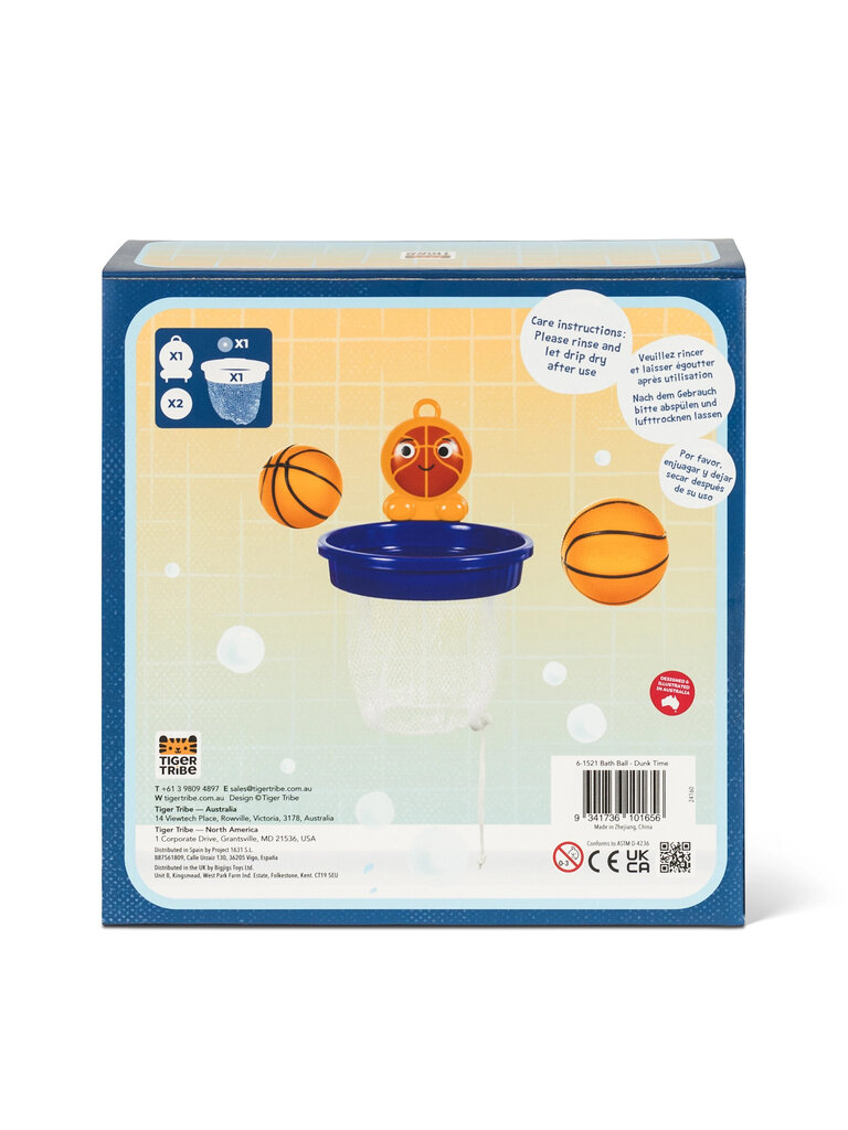Tiger Tribe Bath Ball - Dunk Time