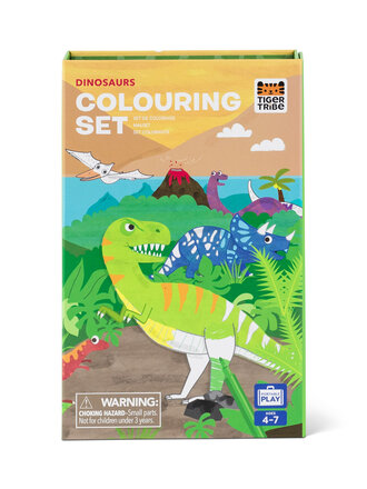 Tiger Tribe Coloring Set - Dinosaur