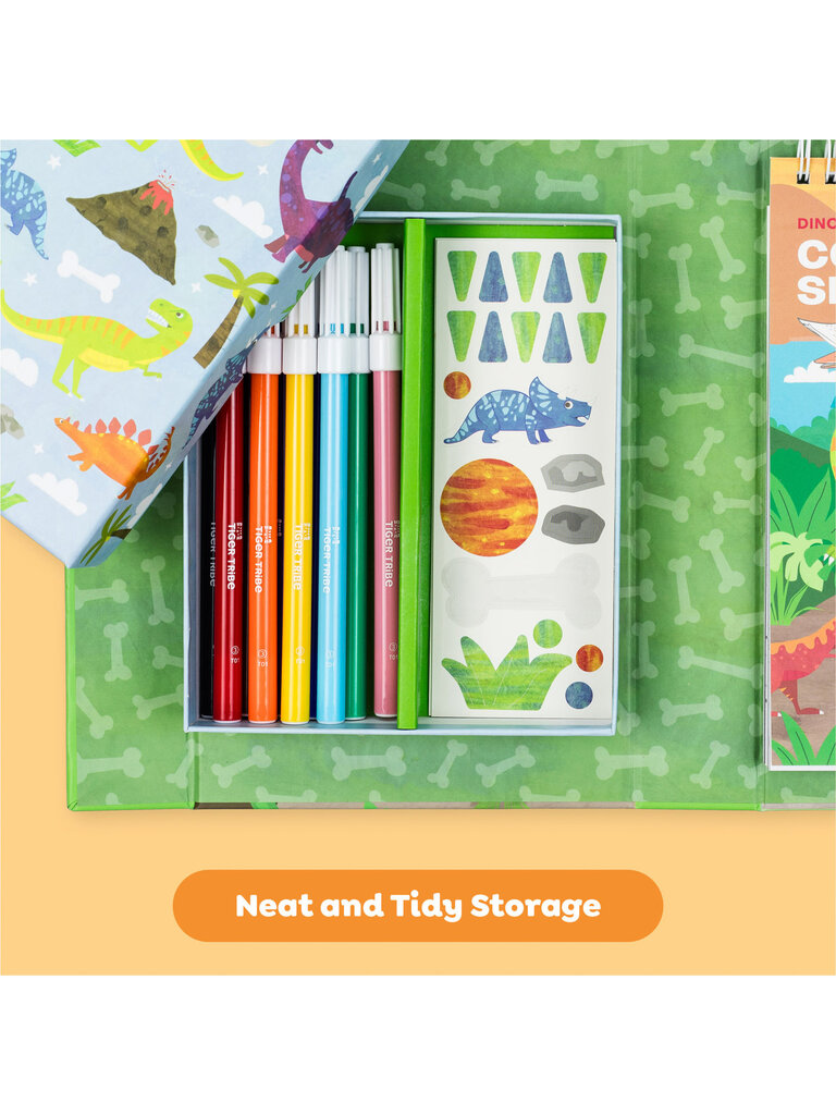 Tiger Tribe Coloring Set - Dinosaur
