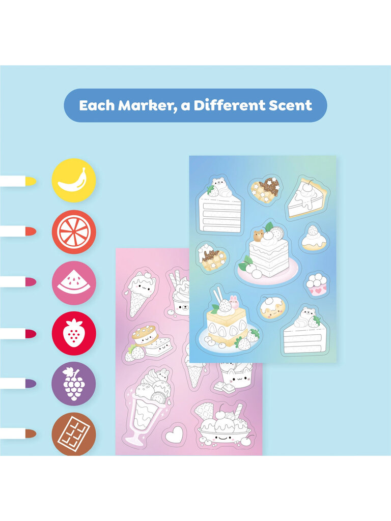 Tiger Tribe Scented Stacks of Stickers - Dreamy Desserts