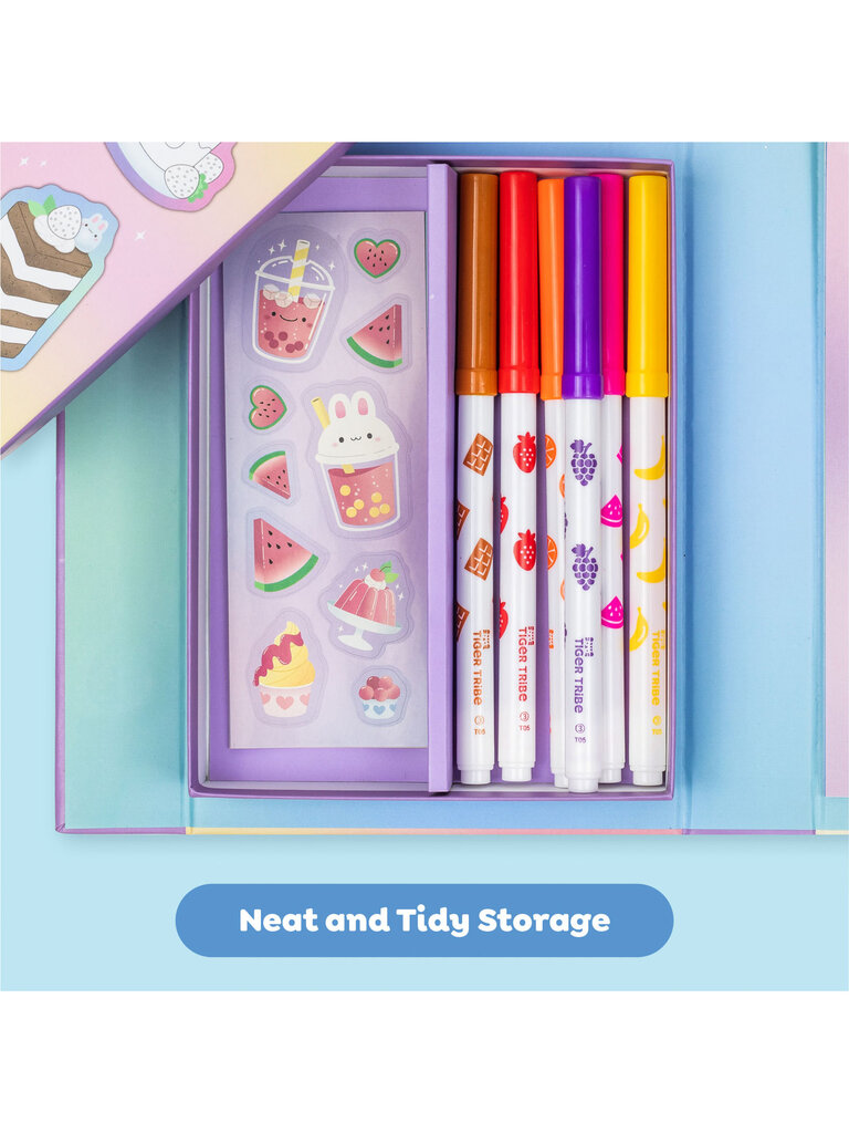 Tiger Tribe Scented Stacks of Stickers - Dreamy Desserts