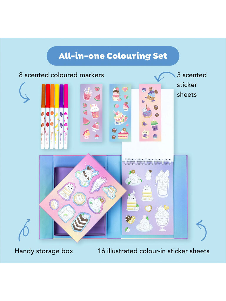 Tiger Tribe Scented Stacks of Stickers - Dreamy Desserts
