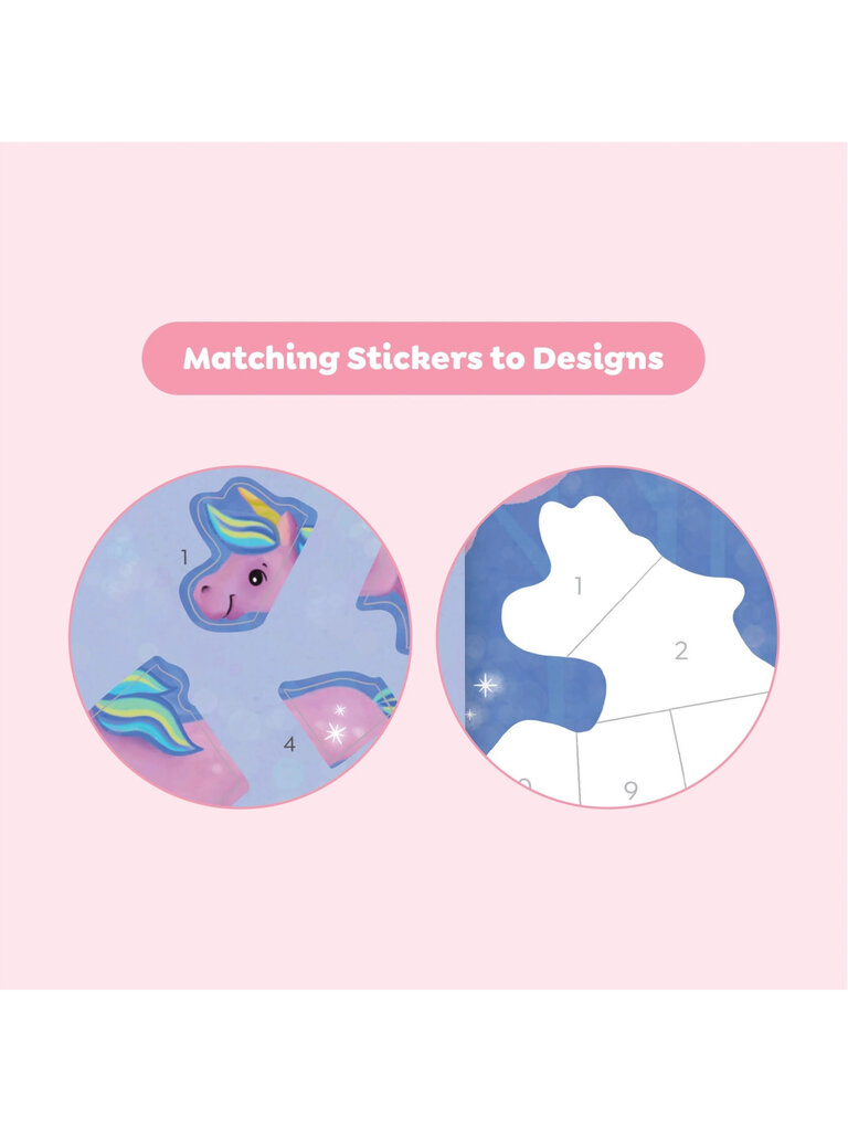 Tiger Tribe Sticker By Numbers - Magical Garden