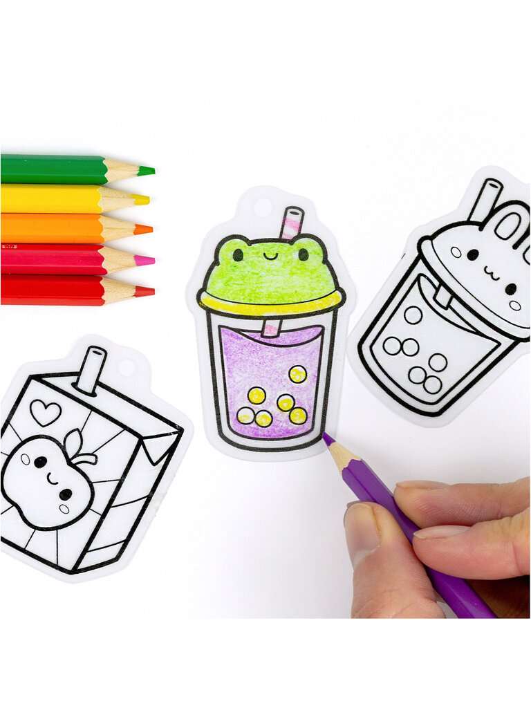 Tiger Tribe Shrinkorama - Charm Bracelet - Kawaii Drinks