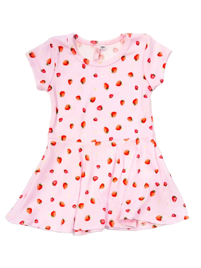 sofi Pink Strawberry Dress