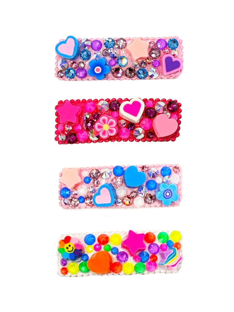 Bari Lynn Clay Charms Full Crystallized Clip
