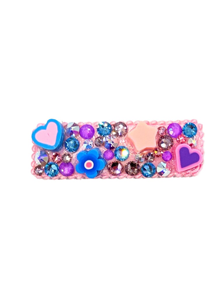 Bari Lynn Clay Charms Full Crystallized Clip